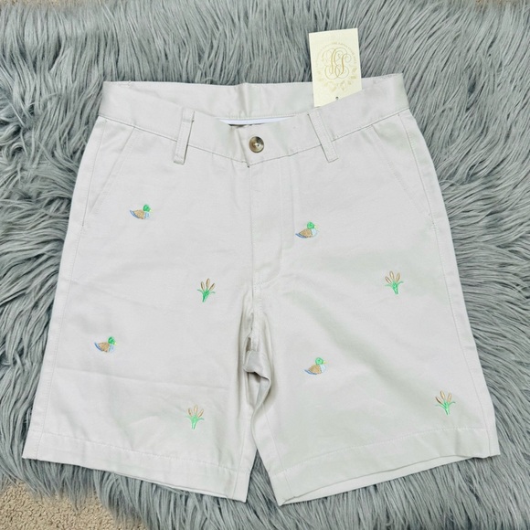 TBBC - Critter Charlie's Chinos Saratoga Stone with Mallards | NWT | - Picture 1 of 8